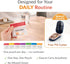 OGAK 7 Set Day Pill Pouches with Labels, Reusable Silicone Pill Pouch Bags, Travel Medicine Organizer with Pill Cutter