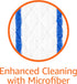 Amazon Basics Wet Mopping Cloth Refills, Pack of 1, 24 Count