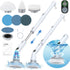 LABIGO Electric Spin Scrubber LA4 Pro, Dual Speed Bathroom Scrubber with Display