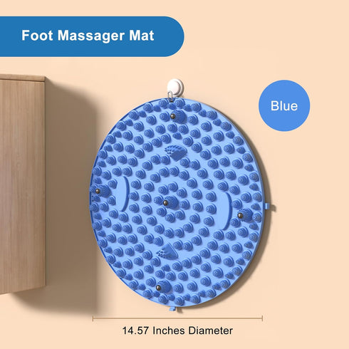 YooYuan Foot Massager Mat, Manual Massage Tool with Magnetic Therapy Acupressure Disc for Feet Relaxation, Foot Relieve