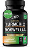 Turmeric Boswellia Extract Supplement, 2000 mg Extra Strength with 95% Curcuminoids, Made in USA