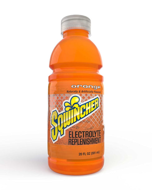 Sqwincher Activity Drink Bottles | Orange Flavored | Low Calorie | Low