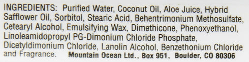Mountain Ocean Skin Trip Moisturizer, Coconut, 8-Ounce