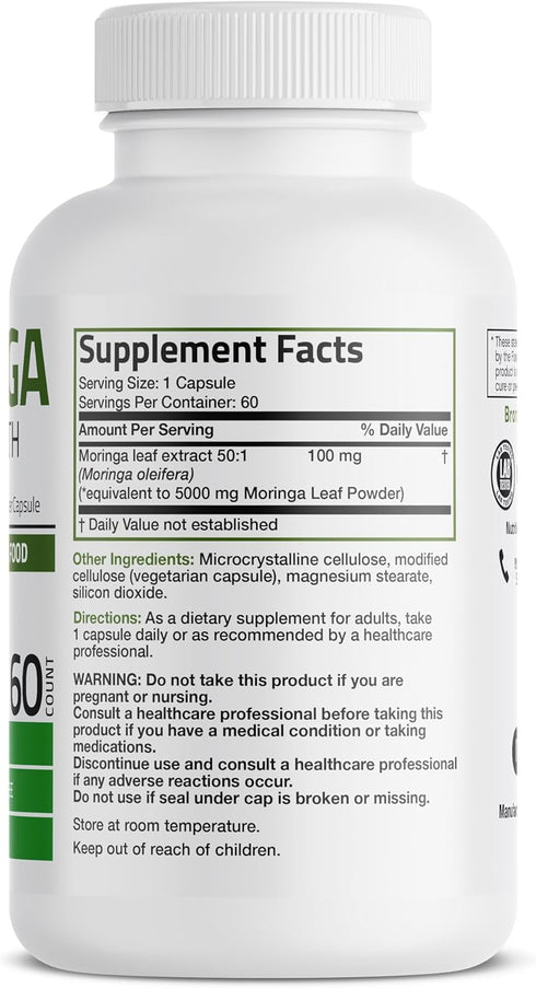 Bronson Morgina Extra Strength Complete Green Superfood, Non-GMO, 60 Vegetarian Capsules …