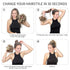 Messy Bun Hair Piece, Thick Updo Scrunchies Hair Extensions for Women, Dark Auburn
