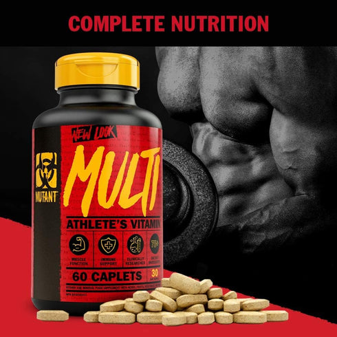 Mutant Multi, High Potency Vitamins with 75+ Ingredients, Specifically Formulated for Heavy Lifting, 60 Tablets