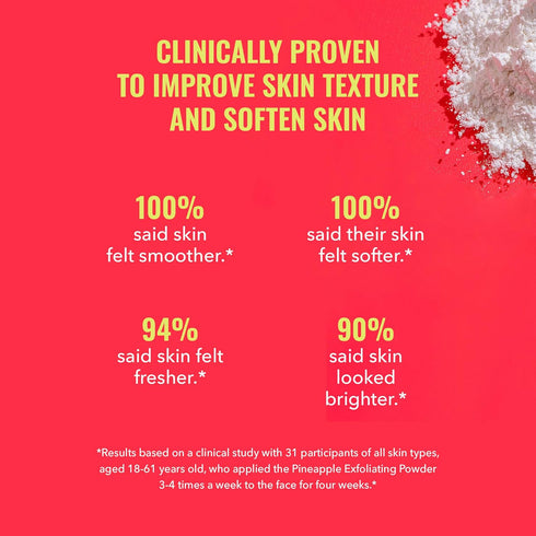 Good Molecules Pineapple Exfoliating Powder - Gentle Facial Scrub with Enzymes, Anti-Aging Cleanser
