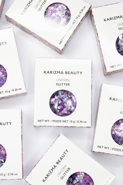 KARIZMA Unicorn Glitter - 10g Chunky Face, Hair, Eye Glitter for Women, Rave & Festival Accessories, Cosmetic Makeup