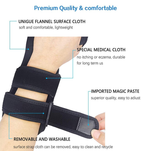 Soft Functional Resting Hand Splint for Flexion Contractures, Stroke Hand Brace by Restorative Medical, Large, Left