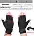 Copper Wrist Compression Arthritis Gloves (1 Pair), Fingerless Glove with Adjustable Strap for Hand Pain Relief, Fits