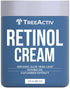 TreeActiv Retinol Cream, 2 oz, Gentle Moisturizer with Hyaluronic Acid, Anti Aging Spot Wrinkle Cream for Women and Men
