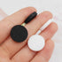 300 Pcs Replacement Felt Pads - 17mm Black Color Round for Essential Oil Diffuser Locket Necklace
