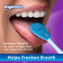 Tongue Cleaner 3-Pack with Gentle Cheek Scraper, Two-Sided Head for Fresh Breath