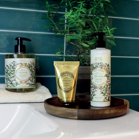 Panier des Sens Verbena Body Lotion for Dry Skin, Hydrating Cream with Shea Butter & Olive Oil