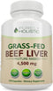 Grass Fed Beef Liver Capsules 4500mg - 270 Capsules, 750mg Each - Grassfed Desiccated Liver Supplement - Pasture Raised