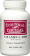 Ecological Formulas Vitamin C-1000 Capsule - 90 Count from Tapioca