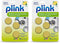 Plink Washer and Dishwasher Freshener and Cleaner - Prevents Residue, Removes Odors, Fresh Lemon Scent, 2 Packs of 4