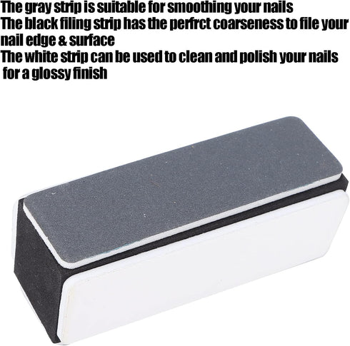 Nail Buffer Sanding Block Polisher Buffing File Portable Nail Buffing Sanding Block Manicure Tool for Optimum Nail Care