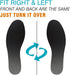 Insole,1 23.5cm(Men 7/Women 8) Carbon Fiber Shoe Insert, Semi-Rigid Piece Size Size