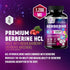 Berberine Supplement 1200mg - High Absorption Berberine HCL Supplement Pills for Heart Health & Immune Support - 60