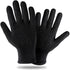 Teenitor Heat Resistant Glove with Silicone Bumps, Professional Heat Press Gloves for Hair Styling, Black