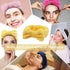 Ondder 8 Pack Spa Headbands, Makeup Bow Face Wash Bowknot Headbands for Washing Face, Fluffy Skincare