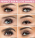 Luxillia Magnetic Eyelashes with Eyeliner 7 Piece Set, Natural Looking Magnetic Lashes Kit, Reusable Fake Eyelash,