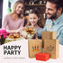 100 Pack Brown Kraft Paper Gift Bags 5.8x3.2x8.25 Inch with Handles for Party Favors and Retail Shopping