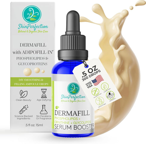 Skin Perfection Adipofill Wrinkle Filler - Anti Aging Serum for Under-Eye Hollowness & Nasolabial Lines