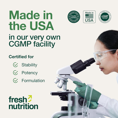 Fresh Nutrition Organic Turkey Tail Mushroom Extract Supplement, High in Beta Glucans, 90 Capsules
