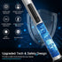 SUPRUS Electric Candle Lighter, USB Type C Rechargeable with Steel Shell & 360° Flexible Neck (Silver)