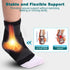 Ankle Brace with Ankle Support Strap, Compression Sleeve for Achilles & Plantar Fasciitis Relief, Foot Brace for Pain,
