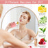 XHJRI Ice Cube Roller Massager for Face, Eyes and Neck, Reusable Silicone Ice Mold for Skin Care (Pink)