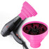 Universal Collapsible Hair Dryer Diffuser Attachment, Lightweight Foldable Tool for Most Blow Dryers - Pink