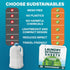 Eco Friendly Laundry Detergent Sheets, 100 sheets (200 loads) - Plant-Based Free and Clear Strips