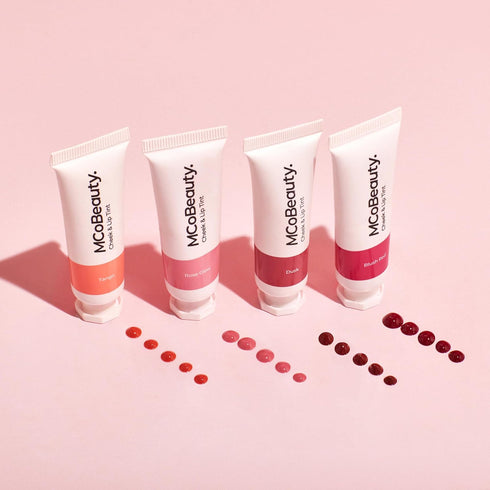 MCoBeauty Cheek & Lip Tint, Rose Glow, Vibrant Color for Cheeks and Lips, Vegan, Cruelty Free Cosmetics