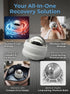 HMYILY Cold & Hot Massage Roller Ball, Ice Therapy Muscle Recovery Tool, Manual Deep Tissue Massager for Scalp Face