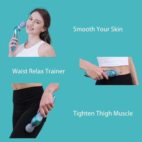 Handheld Personal Massager, Personal Tension Relief, Portable Rechargeable Body Massage Tool, Cordless Wand Massager