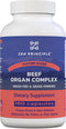 Zen Principle Grass Fed Beef Organs, Desiccated Liver, Heart, Kidney, Pancreas, Spleen, Tripe/Stomach Supplements