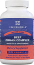 Zen Principle Grass Fed Beef Organs, Desiccated Liver, Heart, Kidney, Pancreas, Spleen, Tripe/Stomach Supplements