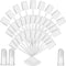 100 Pcs Baby Oral Cleaner Tongue Cleaner Toothbrush with 3 Finger Toothbrush for Newborn Baby Mouth Cleaning