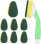 Dish Wand with 7 Pack Replacement Sponges, Long Lasting Dish Brush Pads for Kitchen Cleaning
