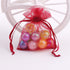 Wuligirl 100pcs Sheer Organza Bag 4X6 with Drawstring - Jewelry Pouches for Party Wedding Favors