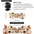 WHAVEL 6 Pack Leopard Spa Headband Makeup Headband for Washing Face, Skincare Face Wash Headband Microfiber Bow Headbands Facial Fluffy Hair Band for Washing Face (Type 8)