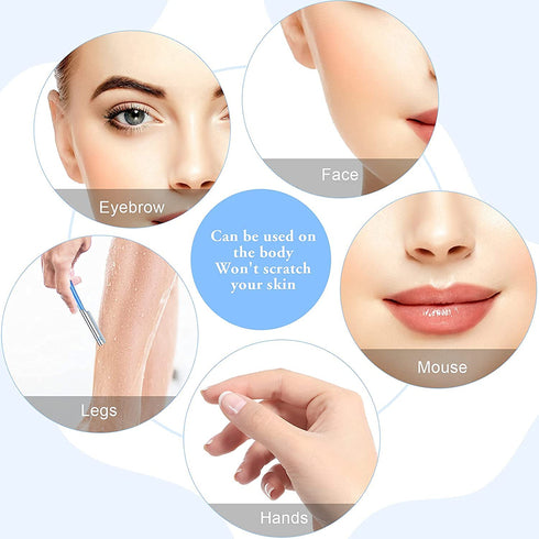 Women Facial Razor for Hair Removal, Dermaplaning Tool for Sensitive Skin, Essential Travel