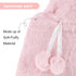 JoanofArc 0.5L Set Hot Water Bottle with Soft Cover, Small Hot Water Bag for Menstrual Pain Relief, Hand Feet Warmer