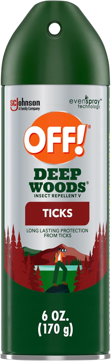 OFF! Deep Woods Insect Repellent Aerosol | Bug Spray with Long Lasting Protection, 6 oz