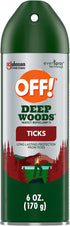 OFF! Deep Woods Insect Repellent Aerosol | Bug Spray with Long Lasting Protection, 6 oz