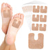 60 Pcs U Shaped Felt Callus Pads, Metatarsal Foot Pads for Pain Relief, Adhesive Cushion for Men and Women, Beige