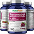 NusaPure Resveratrol & Polyphenol Complex, 1450mg - 180 Vegetarian Caps (Non-GMO, Vegan)